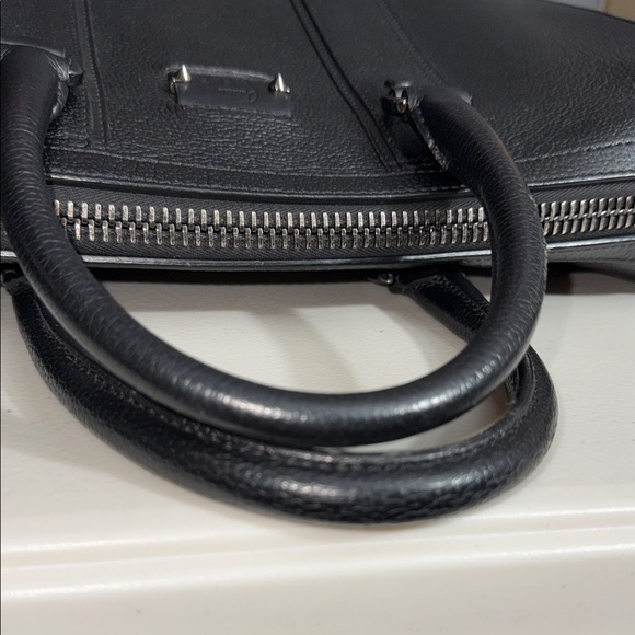 Christian Louboutin Black and Red Leather Large Briefcase - Picture 12 of 14